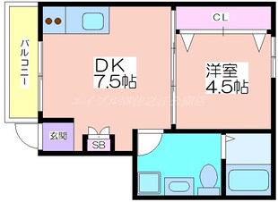 アクアコート玉出の物件間取画像